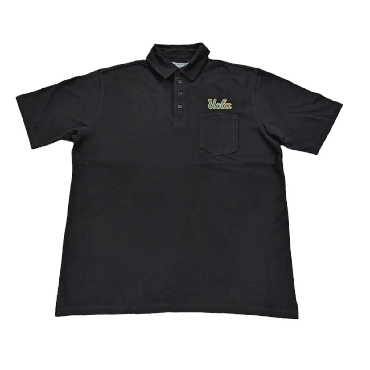 UCLA Mens Pique Polo Black