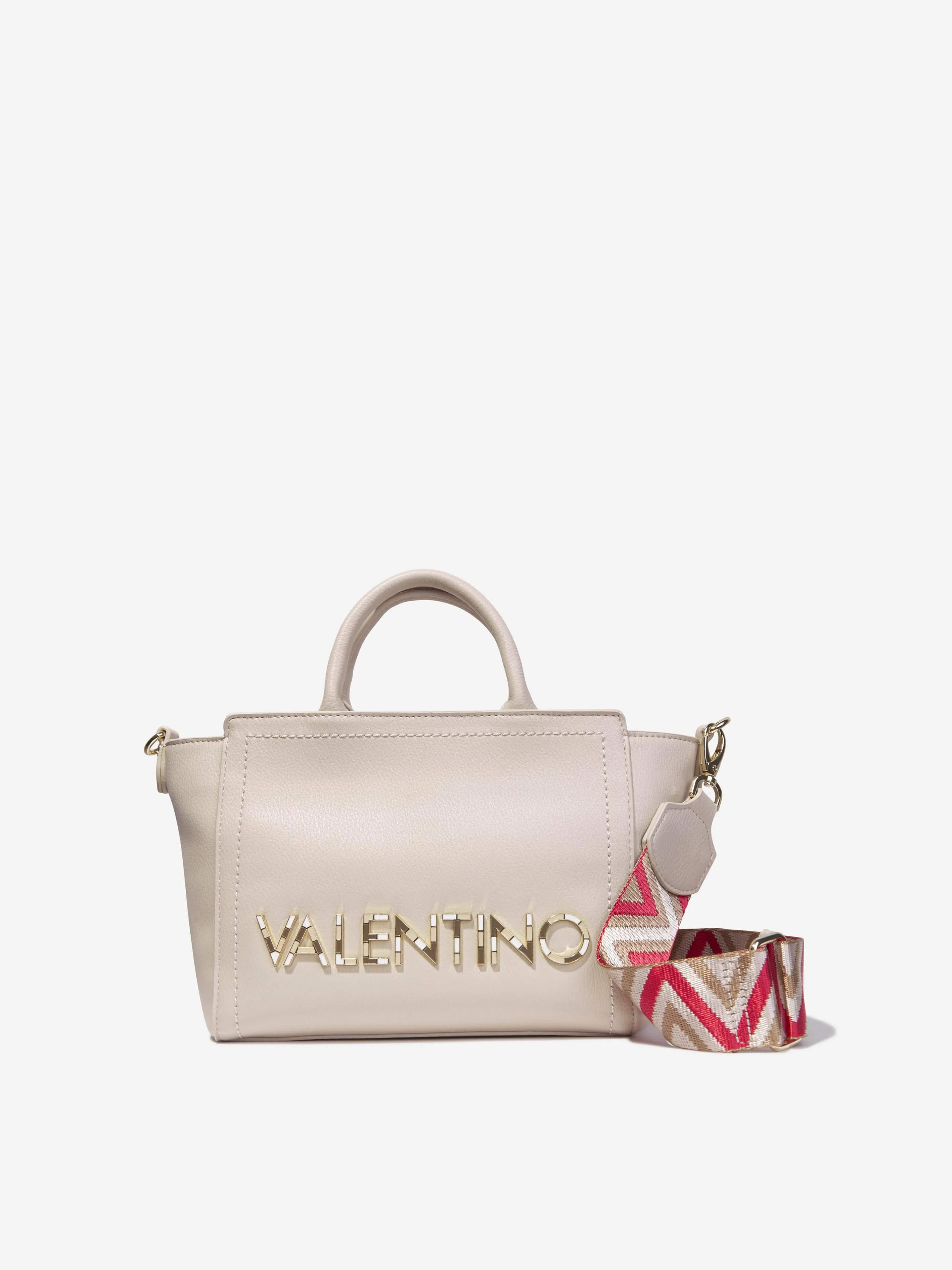 Valentino Girls Sled Tote Bag in Beige (W: 13.5cm)