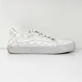 Vans Womens Off The Wall 500714 White Casual Shoes Sneakers Size 7.5