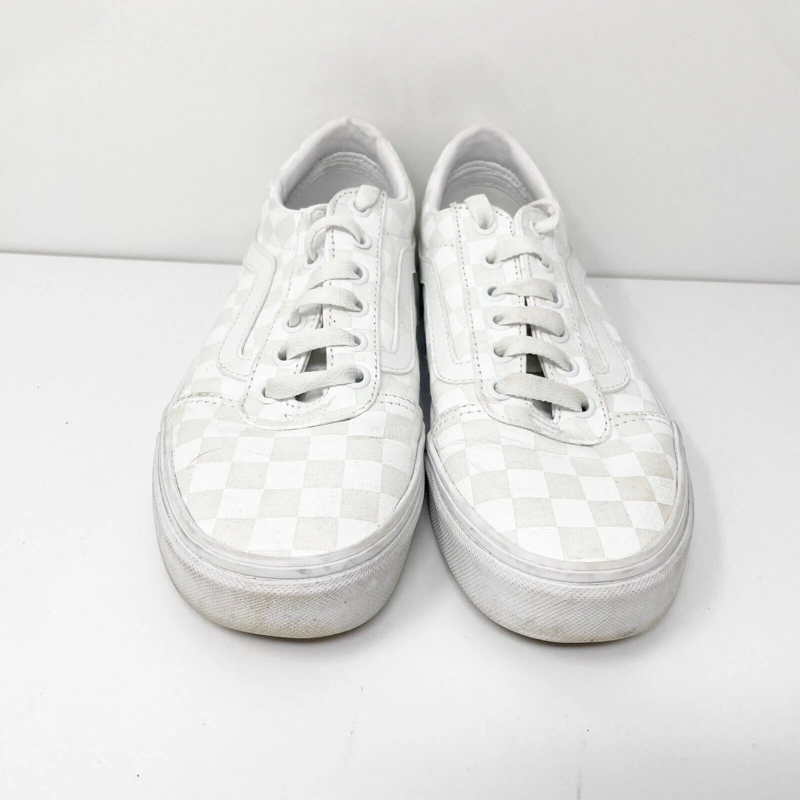 Vans Womens Off The Wall 500714 White Casual Shoes Sneakers Size 7.5