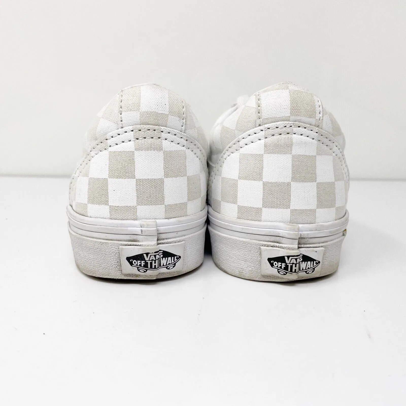 Vans Womens Off The Wall 500714 White Casual Shoes Sneakers Size 7.5