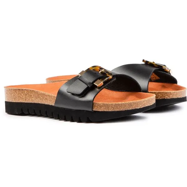 V.Gan Vegan Cherry Footbed Tortoiseshell Sandals