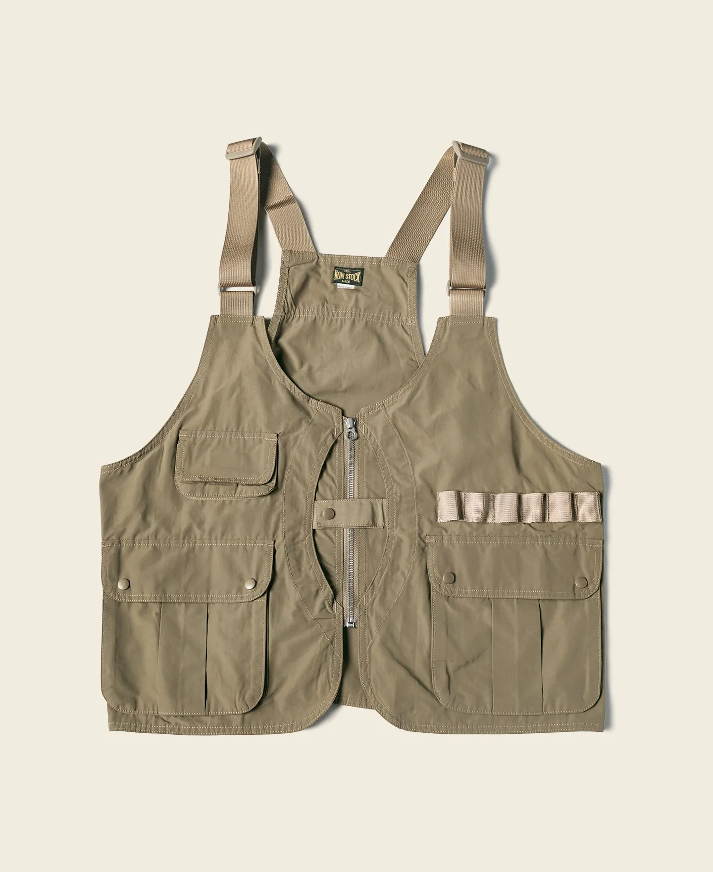 Waterproof Camping Hunting Nylon Vest - Khaki