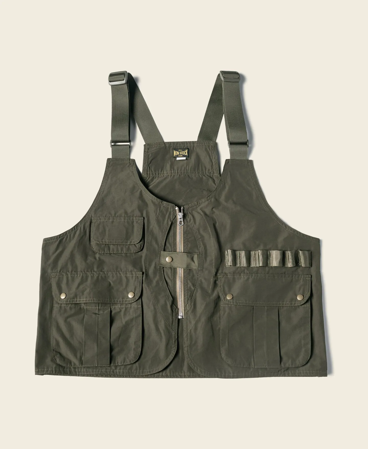 Waterproof Camping Hunting Nylon Vest - Olive