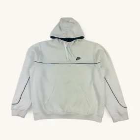 White y2ks NIKE Hoodie Sweatshirt (XL)