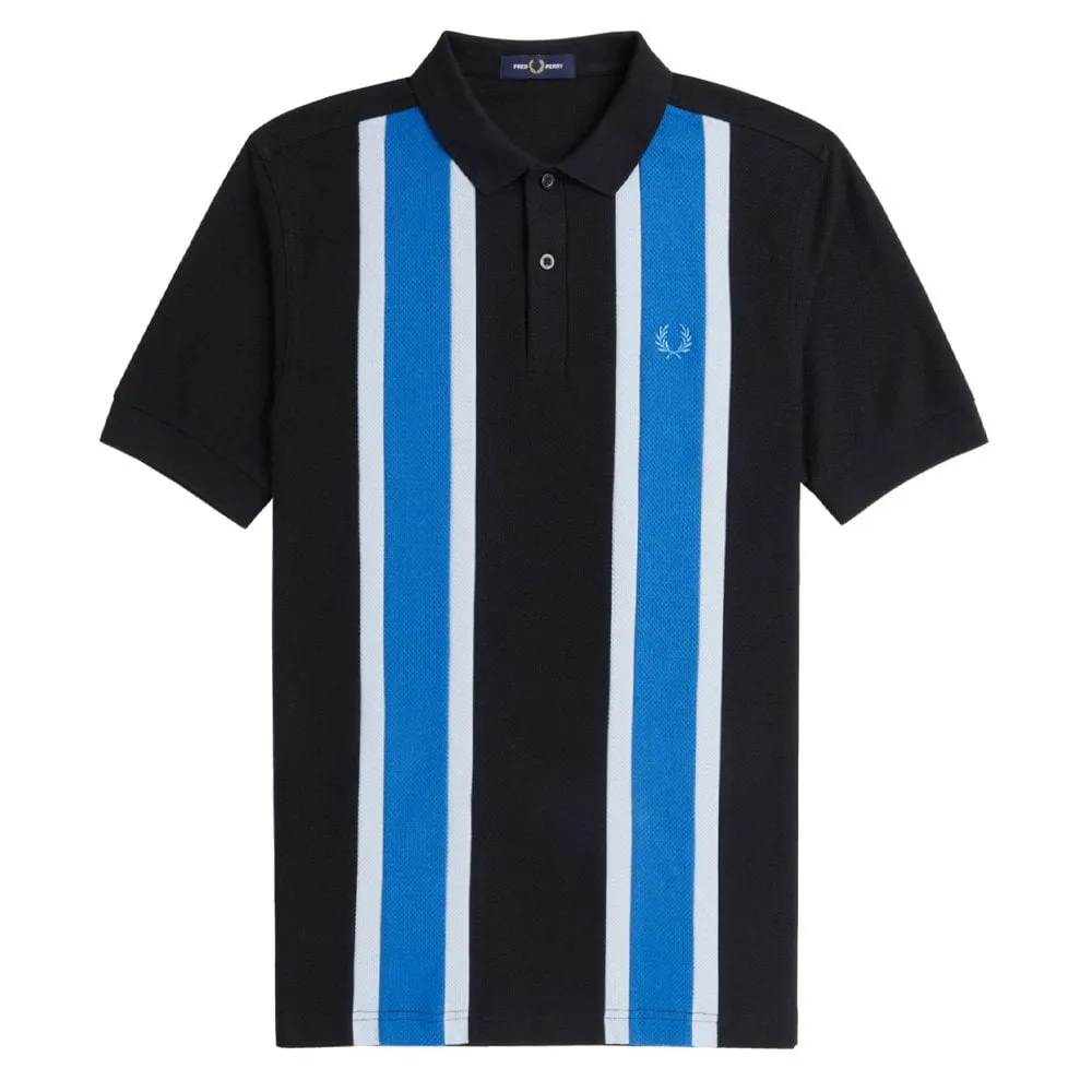 Woven Mesh Relaxed Polo Shirt