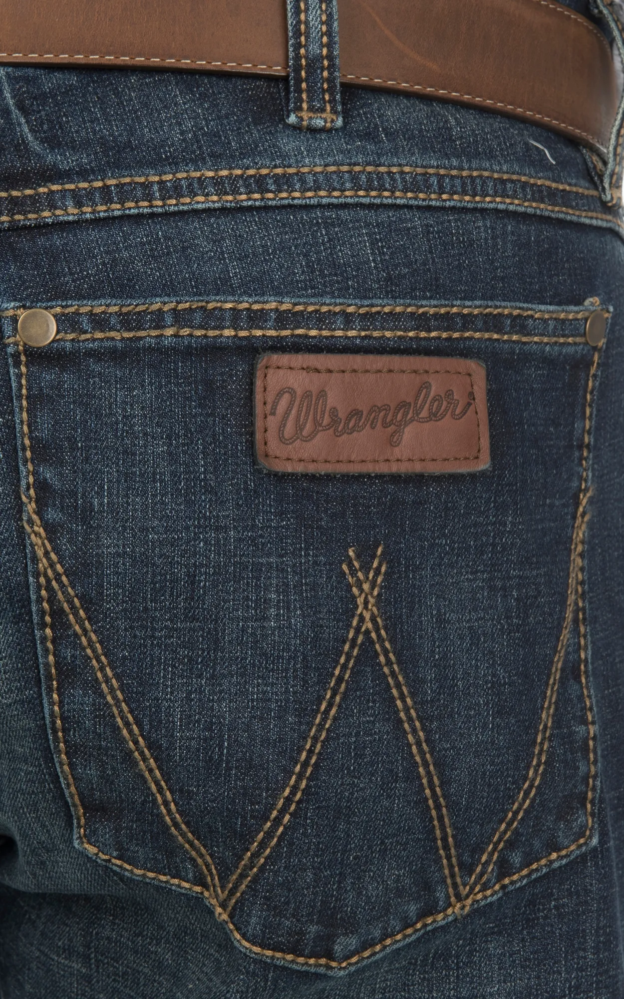 Wrangler Retro Men's Bozeman Dark Wash Slim Fit Straight Leg Jeans - Big & Tall