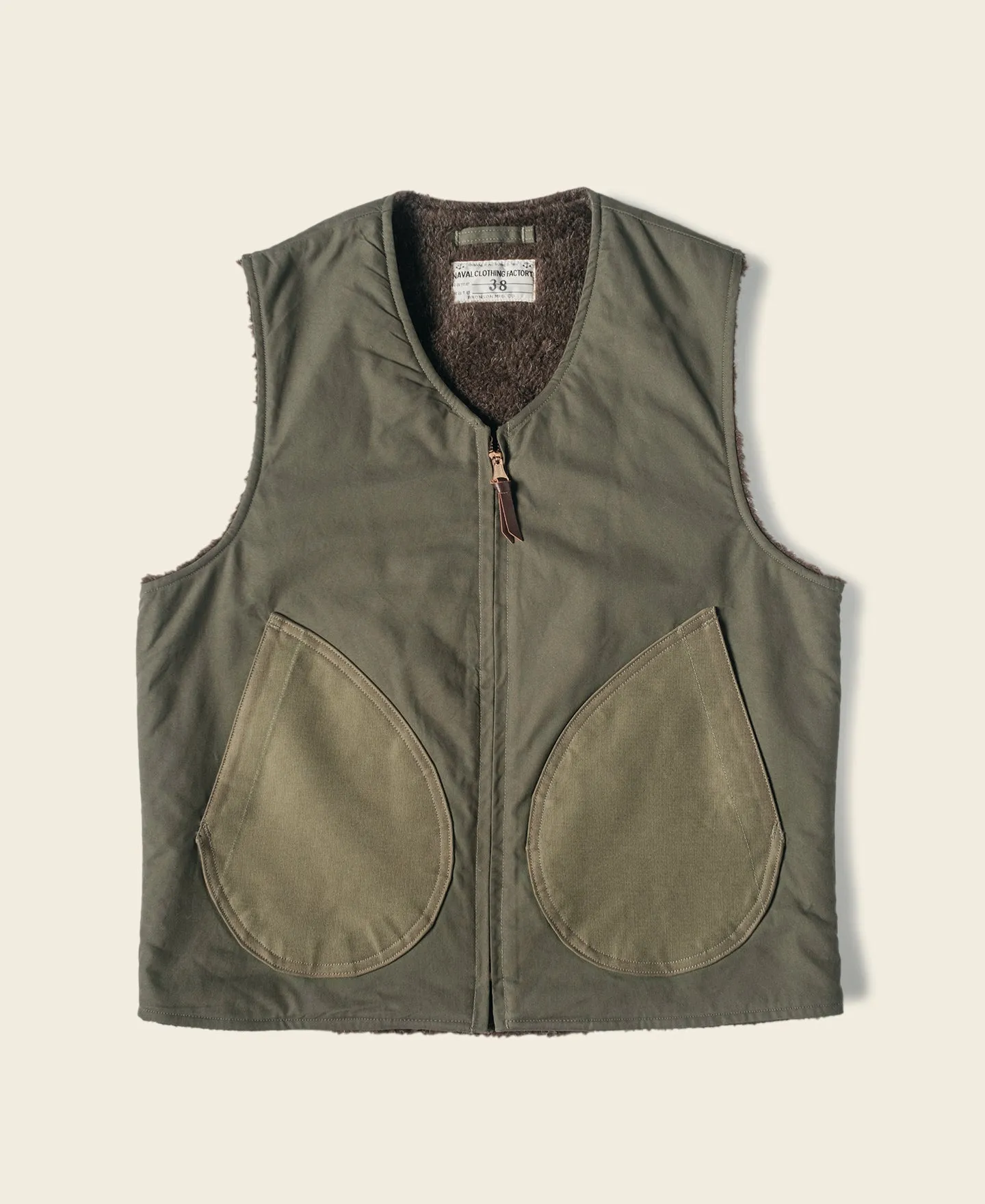 WWII USMC Pile-lined Vest (Modified)