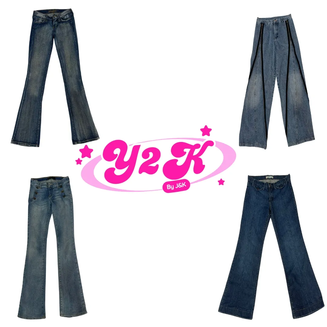 Y2K NYC Girl Flared Jeans